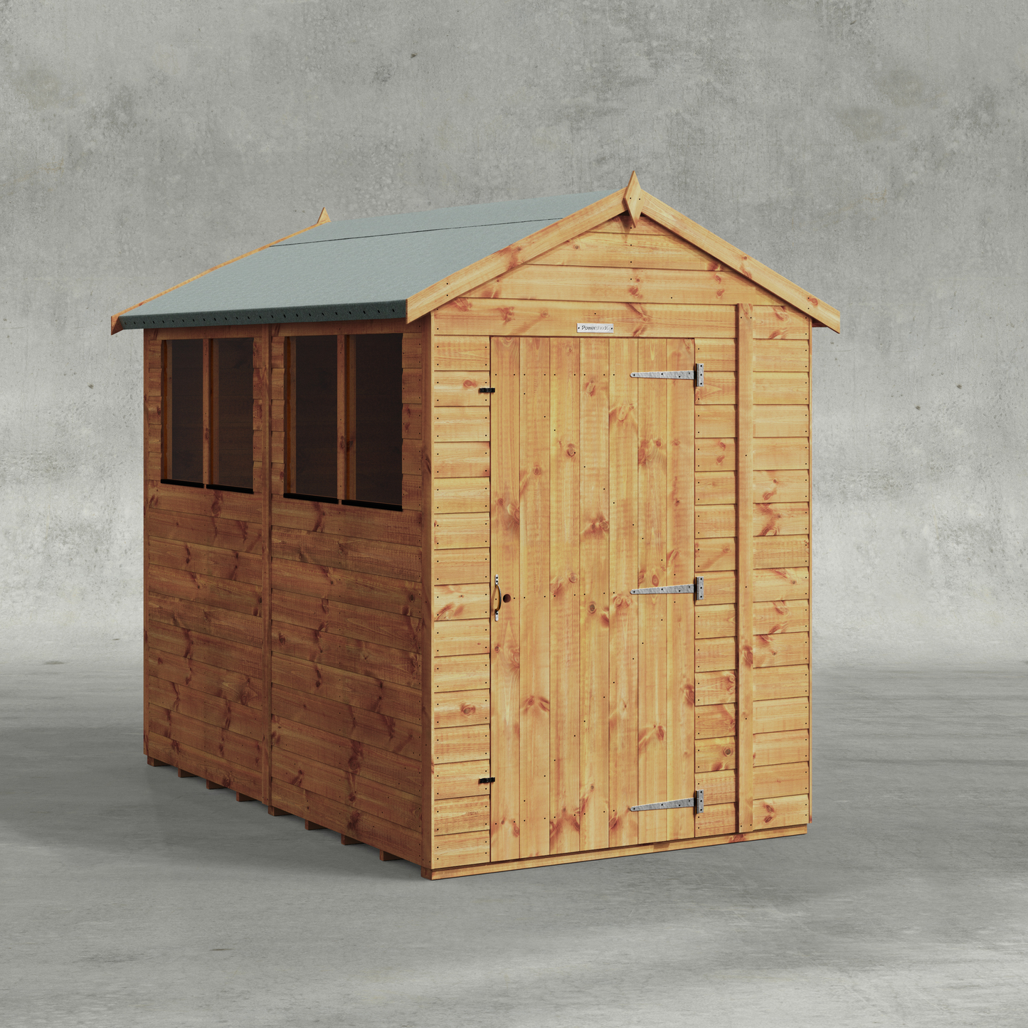 Power Shiplap Apex Shed