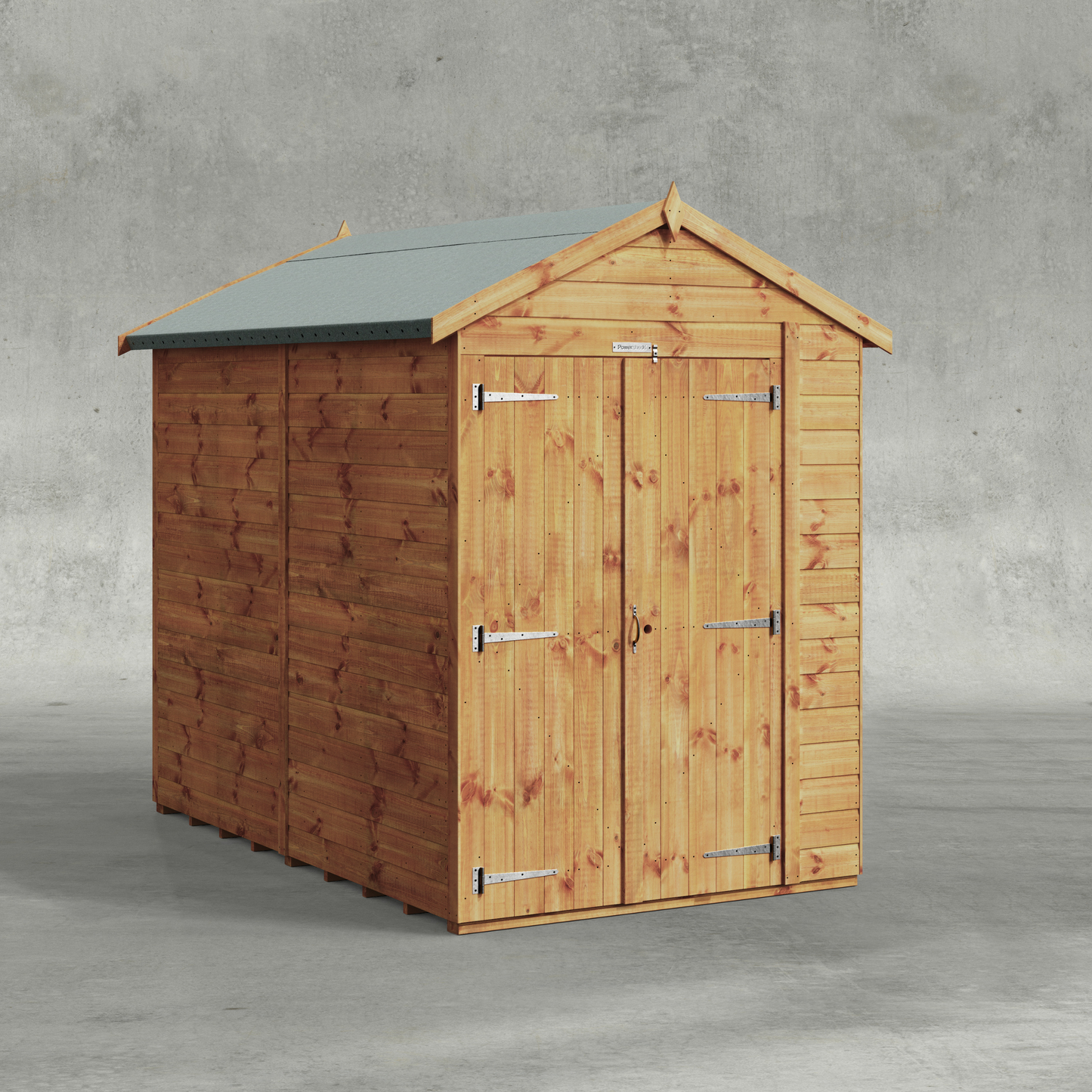 Power Shiplap Apex Shed