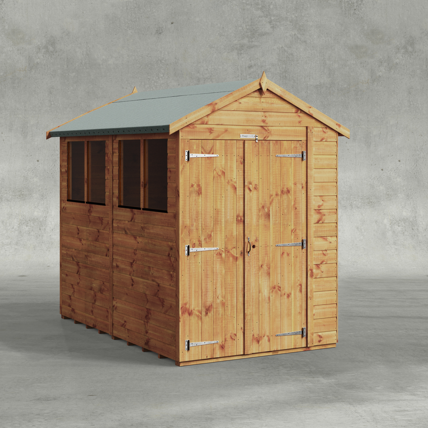 Power Shiplap Apex Shed