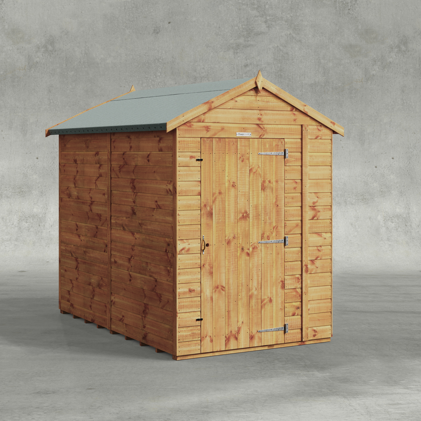 Power Shiplap Apex Shed