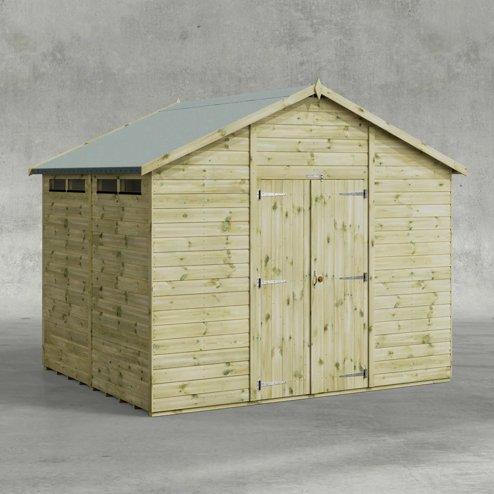 Premium Apex Security Shed