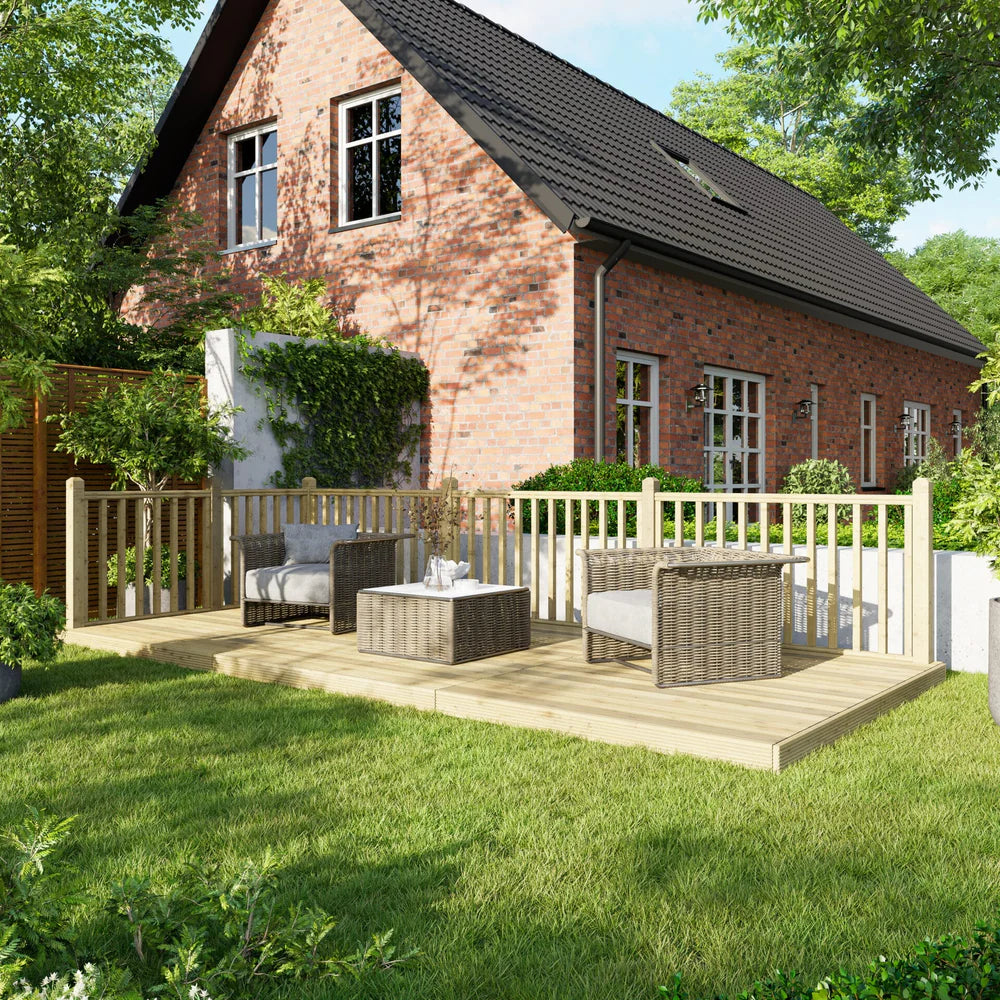Decking Kit with Two-Sided Handrails