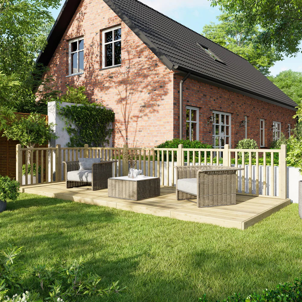 Decking Kit with Two-Sided Handrails
