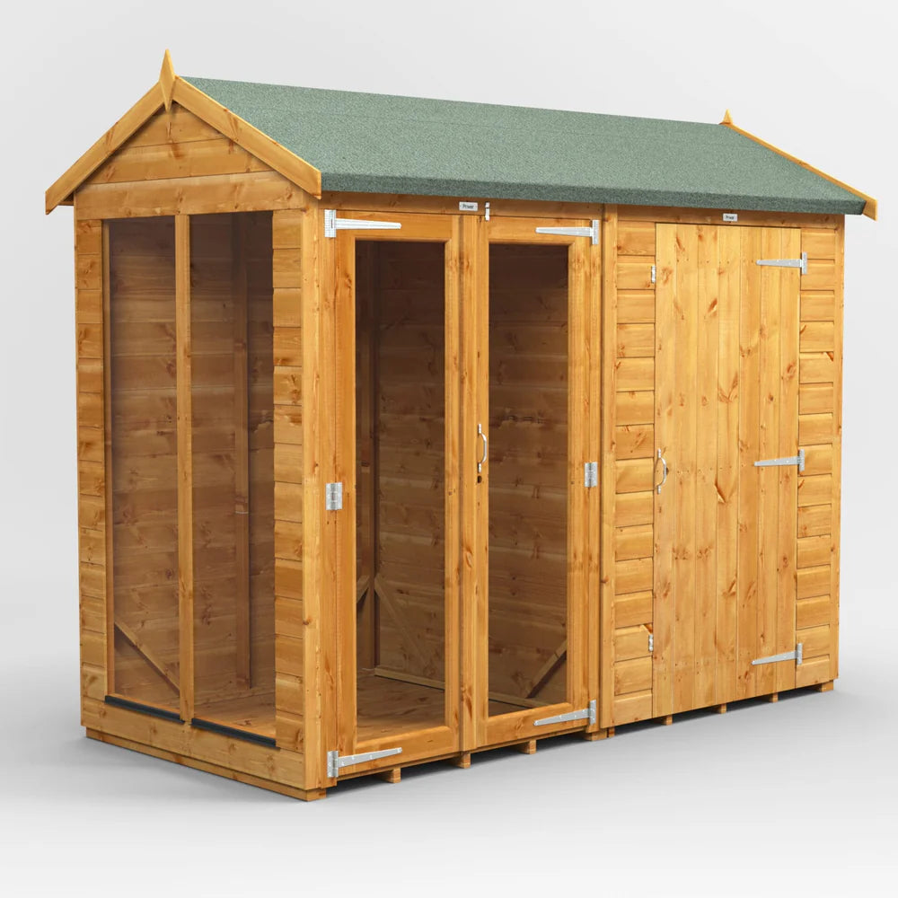Power Apex Summerhouse Combi (includes Side Store)