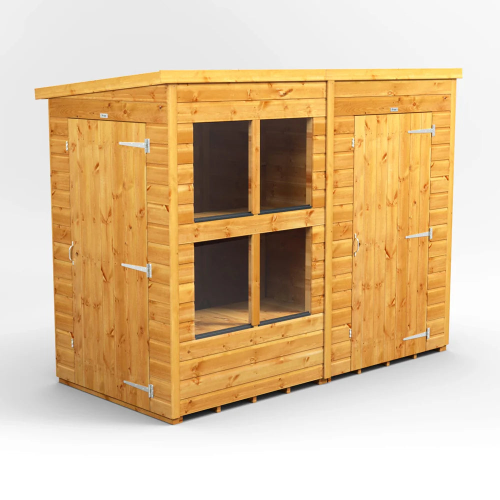 Power Pent Potting Shed Combi (includes Side Store)