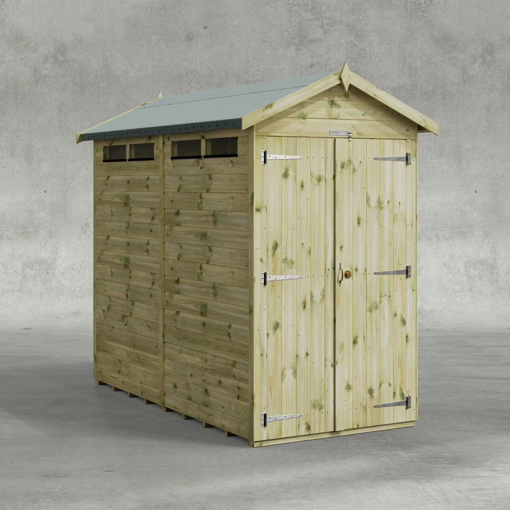 Premium Apex Security Shed