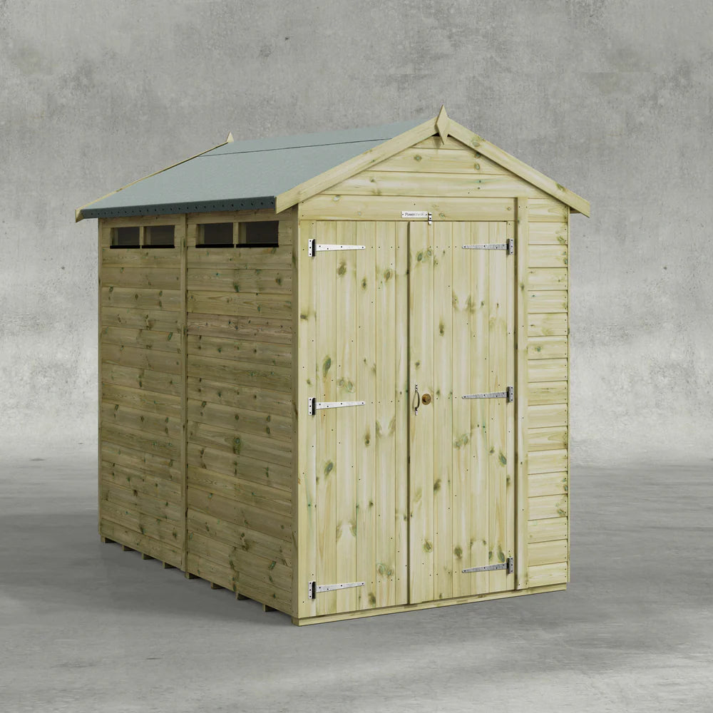 Premium Apex Security Shed