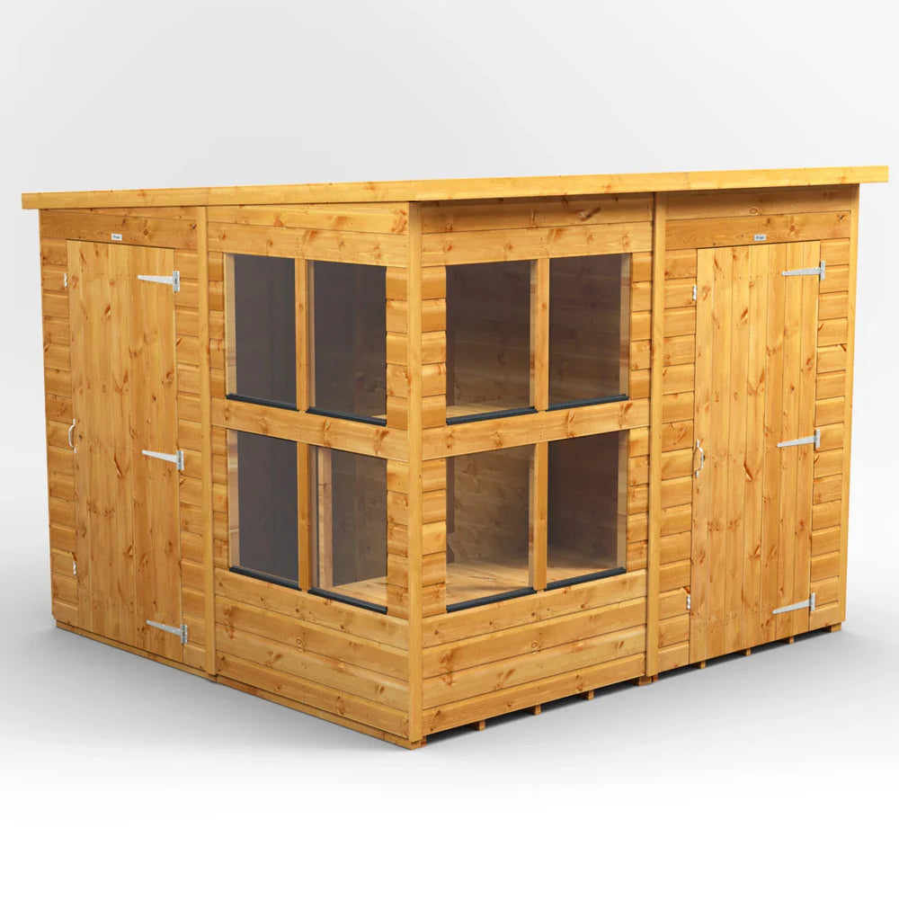 Pent Potting Shed with Side Store