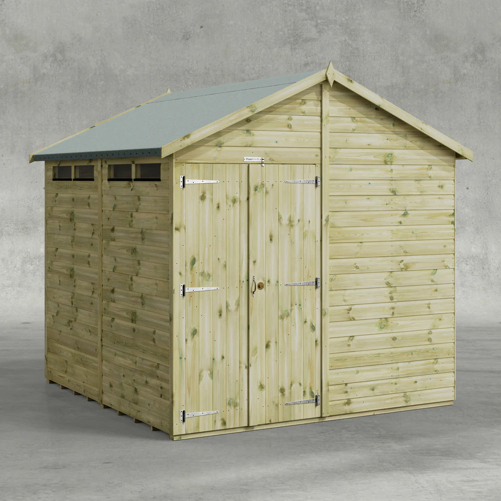 Premium Apex Security Shed