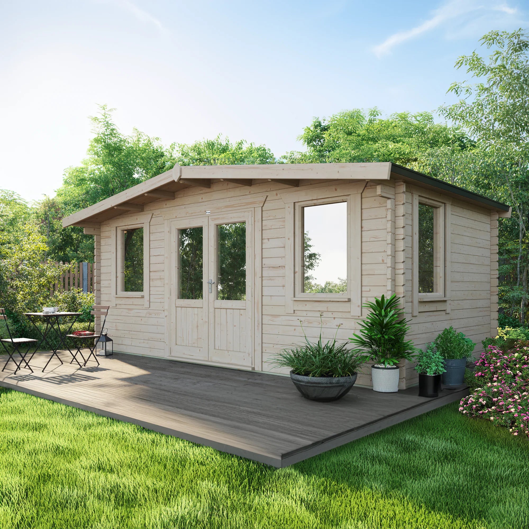 Chalet Classic Log Cabin – 44mm