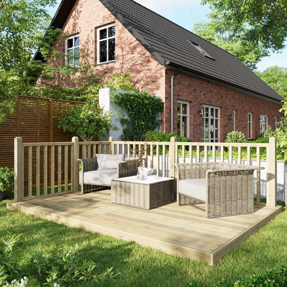 Decking Kit with Two-Sided Handrails
