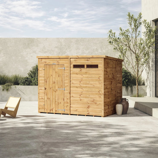 Power Security Pent Shed